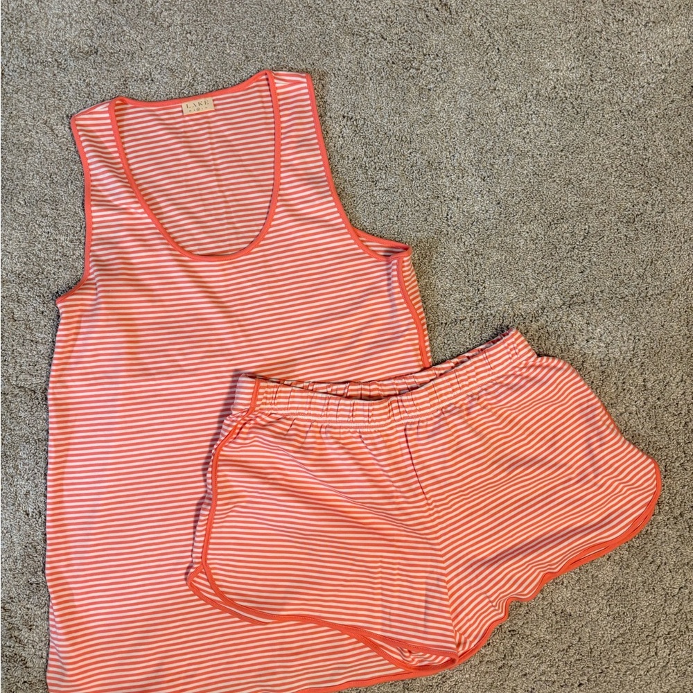 LAKE Scoop Neck Pajama Set
